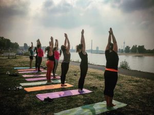 Business Yoga outdoor